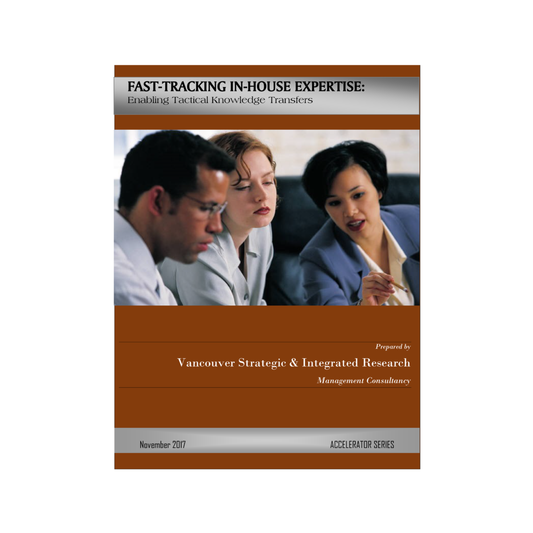 Fasttracking InHouse Expertise Enabling Tactical Knowledge Transfers